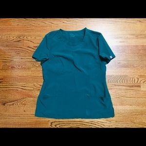 Cherokee Infinity Hunter Green Scrub top
